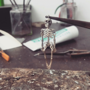 skeleton pendant